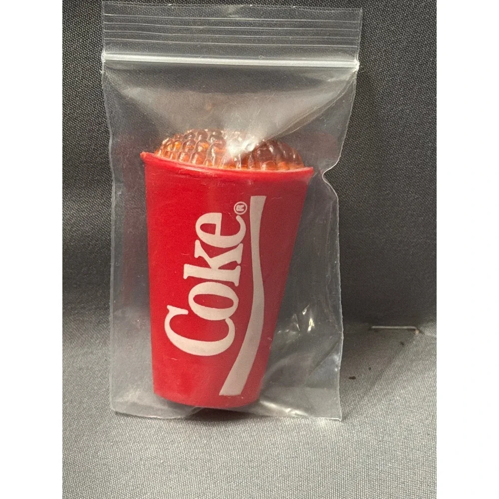 Coca-Cola Collectible Set Metal Bottle Cap Sign Vintage Tea Towel and Magnet